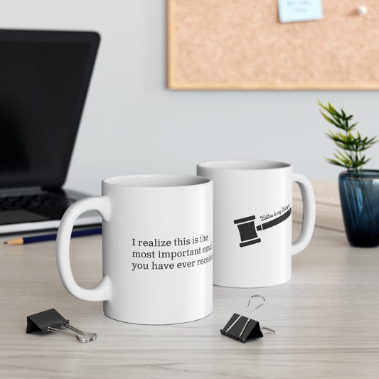 Important Email Mug 11oz