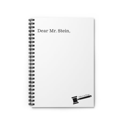 Dear Mr. Stein Notepad